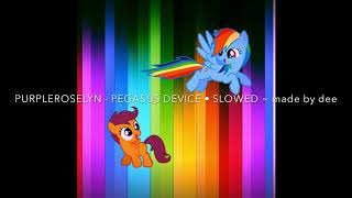 Pegasus Device  PurpleRoslyn  slowed [upl. by Sukram738]