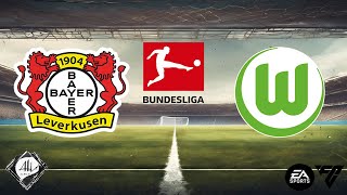 Bayer Leverkusen x Wolfsburg  4 rodada Bundesliga 2425  EA FC [upl. by Mathia]