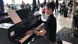 The Greatest Showman Piano Medley performed by volunteer teen pianist [upl. by Willow]