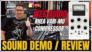 Wes Audio Rhea  VariMu Compressor  Digitally Controlled [upl. by Hibbert]