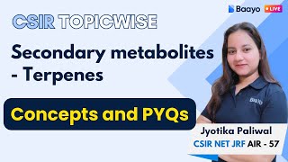 Terpenes  Secondary metabolites Part II csirlifesciences [upl. by Sandra256]