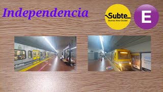 Alstom 100 quotGquot a Retiro y quot102quot a Virreyes en Independencia  ezecrack  subte línea E [upl. by Sletten]