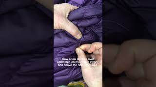 How to fix a zipper that separates for pocket and bag zips [upl. by Nel]