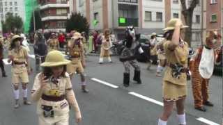 Carnaval Donosti 2012 Desfile de Comparsas en Alza Donostia [upl. by Adyht]