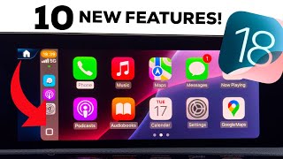 iOS 18 Apple CarPlay is AMAZING 10 NEW FEATURES [upl. by Mylor]