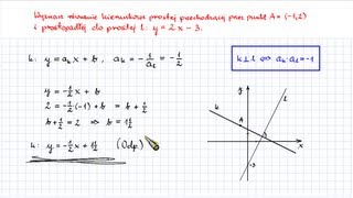 Pigułka Równanie prostej prostopadłej [upl. by Yrgoerg]