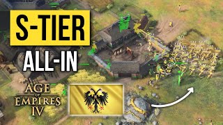 AOE4 Holy Roman Empire Feudal ALLin Guide [upl. by Ainalem]