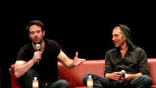 Charlie Cox and Jon Bernthal  Daredevil and Punisher  Funniest Story [upl. by Ydnac39]