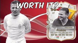 96 Ferenc Puskas Golazo Icon Player Analysis  EA FC 24 Ultimate Team [upl. by Kresic]