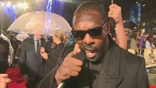 Idris Elba interview at Thor 2 The Dark World premiere [upl. by Neiviv]