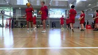 HS Volleyball Div 1 Barker vs Trinity Winter game 1  Unedited full gameplay  CAS [upl. by Nuy906]