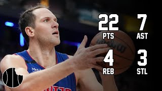 Bojan Bogdanovic Highlights  Pistons vs Grizzlies  6th Dec 2023 [upl. by Ellirehs925]