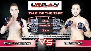 Urban Fight Night 3 Fight 12 Orcun As vs Tom Hamilton [upl. by Korman]