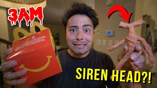 DO NOT ORDER SIREN HEAD HAPPY MEAL FROM MCDONALDS AT 3 AM ITS ALIVE [upl. by Sairtemed]