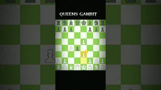 QUEENS GAMBIT ✨  FOR BLACK ☠️ chesstricks shortfeed shorts [upl. by Asiel]