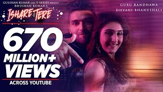 ISHARE TERE Song  Guru Randhawa Dhvani Bhanushali  DirectorGifty  Bhushan Kumar [upl. by Anahsek]