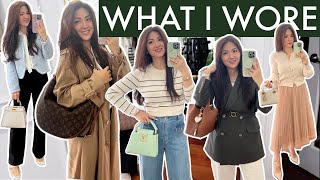 WHAT CHARIS WORE  7 OOTDS  NEUTRALS TRANSITIONAL COMFY AND CHIC OUTFITS  CHARIS [upl. by Nenerb825]