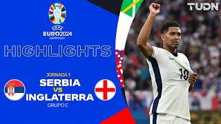 HIGHLIGHTS  Serbia vs Inglaterra  UEFA EURO 2024  J1  TUDN [upl. by Karlan]