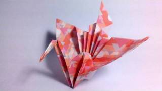 Origami Kotobukizuru  Congratulations crane [upl. by Guevara]