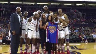 Special Presentation for Cynthia Lemon  Harlem Globetrotters [upl. by Eiramannod452]