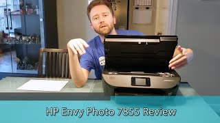 Print YOUR Photos at HOME  HP 7855 Envy Photo Printer Review [upl. by Edea]