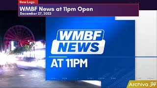 WMBF News at 11pm Open  New Logo  December 27 2023 [upl. by Higinbotham410]