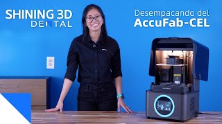 Desempacado del AccuFabCEL SHINING 3D Dental [upl. by Eblehs]