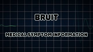 Bruit Medical Symptom [upl. by Werra]