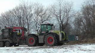 Claas Xerion 5000 mit Jenz HEM 582mpg [upl. by Astra327]