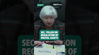 Congressional regulation of digital assets welcomed Treasury Sec Yellen shorts [upl. by Hoashis]