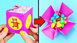 16 CUTE DIY PAPER BOXES FOR YOUR KIDS [upl. by Brunhilde]