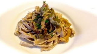 Tagliatelle carciofi e speckRICETTA FRESCA e PROFUMATAFACILE e VELOCE [upl. by Sesom]