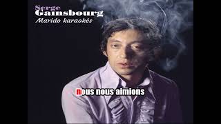 Karaoké Serge Gainsbourg  La javanaise Anaelle cover [upl. by Trebreh694]