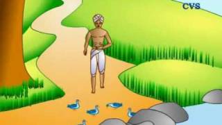 Panchatantra Hindi Animation Stories  Duck Golden Egg [upl. by Jamilla]