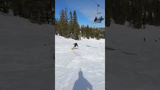 2024310 Olympic Downhill courserun2 skiing heavenly tahoe 스키 shorts [upl. by Knowland510]