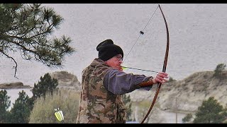 40 Toelke Whip Longbow Chrono and Target Shoot [upl. by Eissert753]