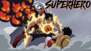 One piece Aces death and White beards death AMVsuperhero [upl. by Cornew76]