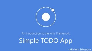 Outdated Ionic Framework Tutorial  Simple TODO App [upl. by Lavinia]