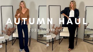 AUTUMN HAUL AND LOOKBOOK  Effortless Style Outfits [upl. by Ellehcal513]