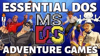 20 Essential DOS Adventure Games ft The Game Show [upl. by Ecnerwaled]