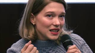 La Masterclass de lactrice Léa Seydoux à lECAL  Rencontres du 7e Art Lausanne  Édition 2018 [upl. by Albie]