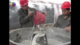 Refractory Castable Construction Process [upl. by Hurwitz]