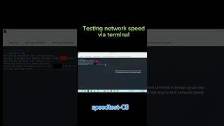 speedtestcli script for Linux computerscience terminal python scripting kalilinux [upl. by Catt573]