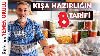 8 Çeşit KIŞA HAZIRLIK Tarifi  Kış Hazırlıkları Nasıl Yapılır  Mutlaka İzleyin [upl. by Luedtke]