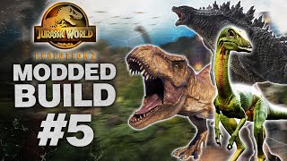 Amazing Modded Park Build sort of  Jurassic World Evolution 2 Part 5 [upl. by Egiap]