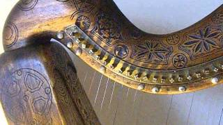 Trinity College Replica Harp  Decorated  Clarsach  Irish Harp [upl. by Jem]