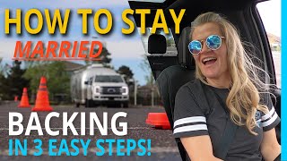 How to Back a Travel Trailer RV Without Yelling [upl. by Mecke]