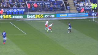 Superb Mahrez Goal vs Blackpool [upl. by Cirek766]