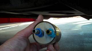 How to Do a Fuel Filter Chevy Trail Blazer Gmc Envoy [upl. by Arrehs]