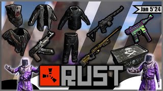 Rust New SkinsChameleon SMGLegacy Kevlar HoodieBLACK GOLD L96Blackstone AK47Pirate SAR amp More [upl. by Crandale3]